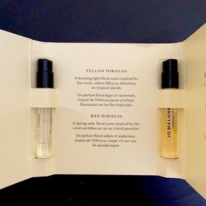 Jo Malone Yellow Hibiscus & Red Hibiscus Samples